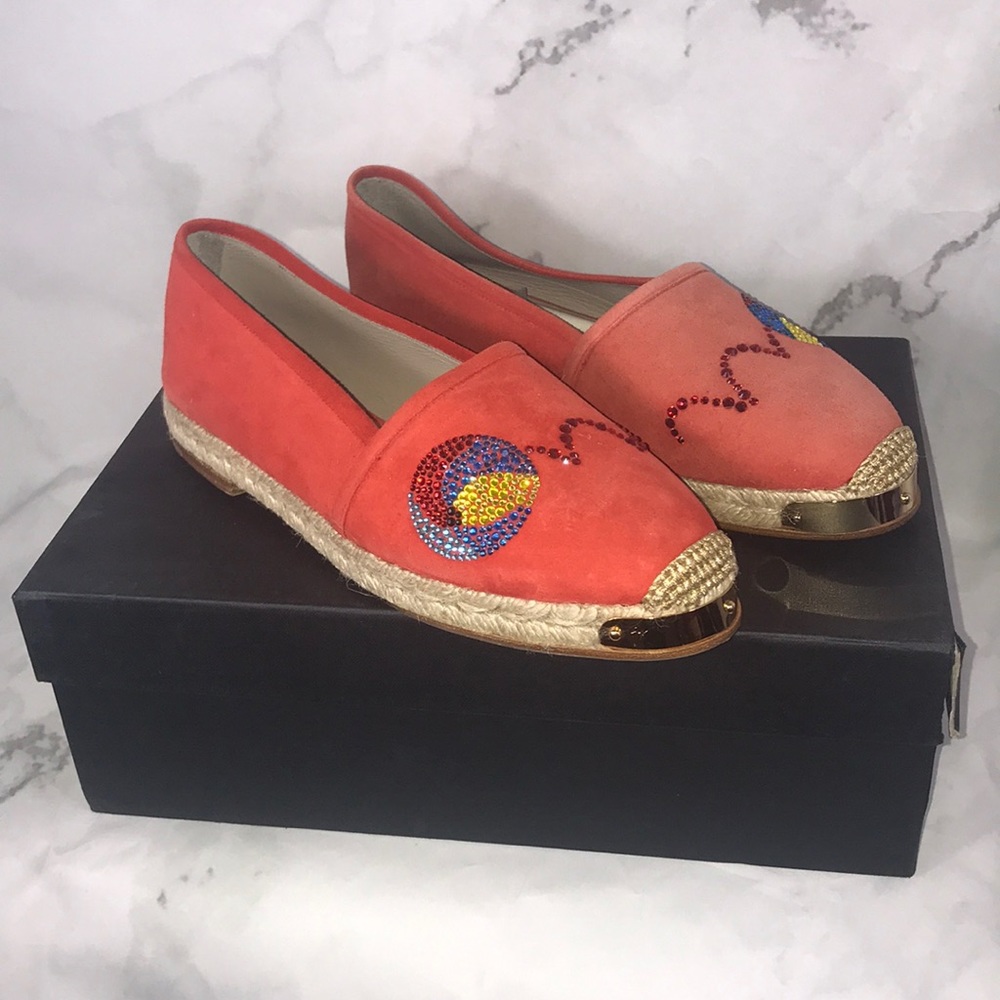 NEW Giuseppe zannoti espadrille flats slip on - Picture 2 of 7